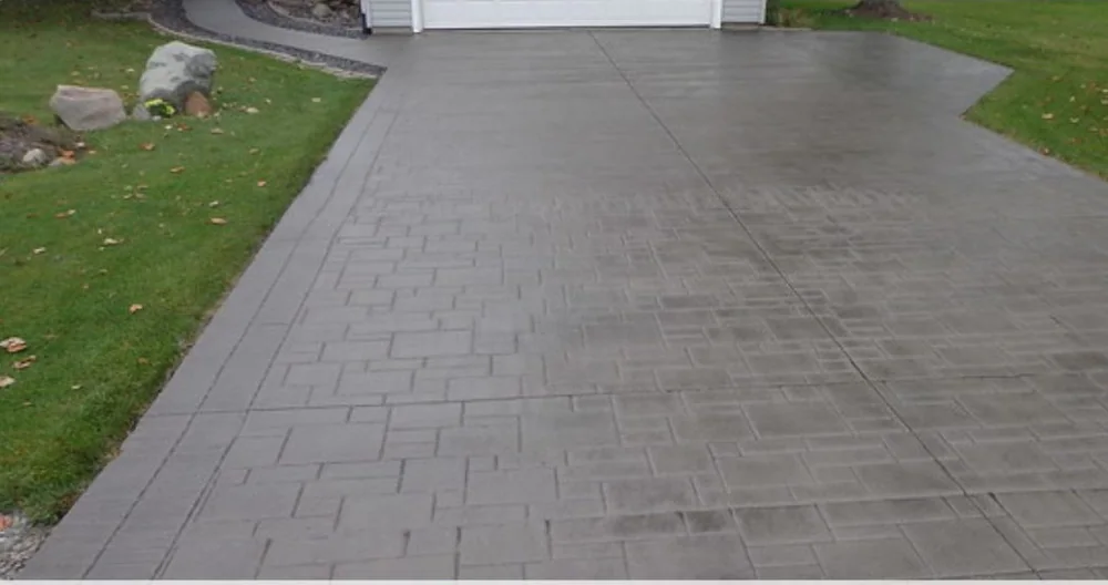 Concrete driveway project in Johns Creek GA