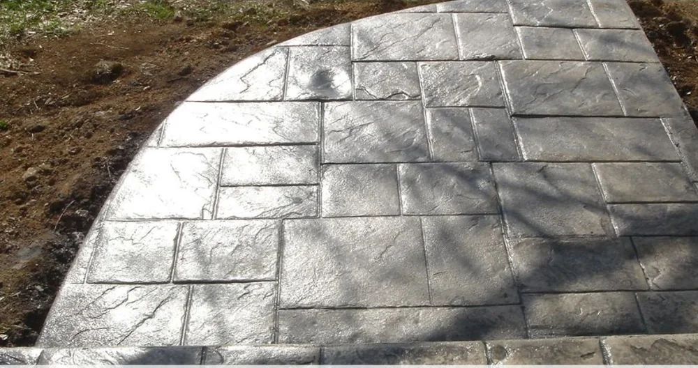 Stamped concrete patio in Johns Creek GA