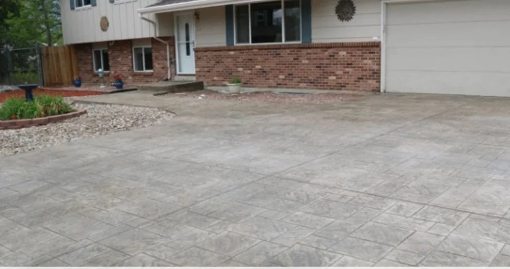 Stamped concrete project in Johns Creek GA