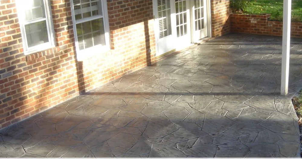 Stamped concrete project in Johns Creek GA